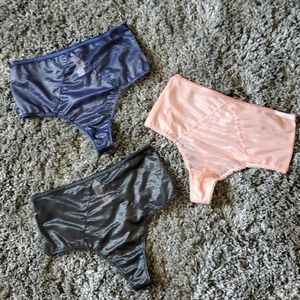 Victoria's Secret Shimmer High Waist Thong Set